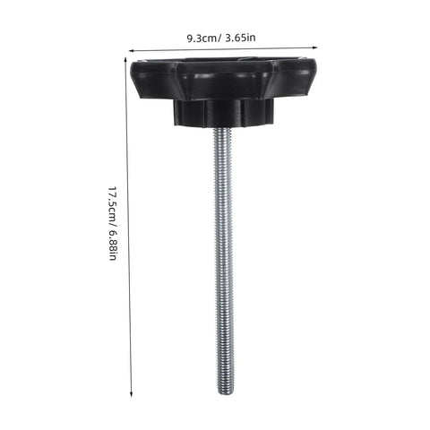 Spare Tire Clamp Bolt For Quick Secure Mounting And Easy Installation Heavy Duty Hold Down Fastener For Cars shown with dimensions