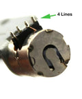 Micro Electric Linear Actuator Stepper Motor Precision Screw Slide DC 3V To 5V 2 Phase 4 Wire detailed view of motor connection.