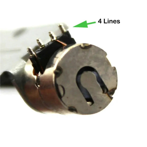 Micro Electric Linear Actuator Stepper Motor Precision Screw Slide DC 3V To 5V 2 Phase 4 Wire detailed view of motor connection.