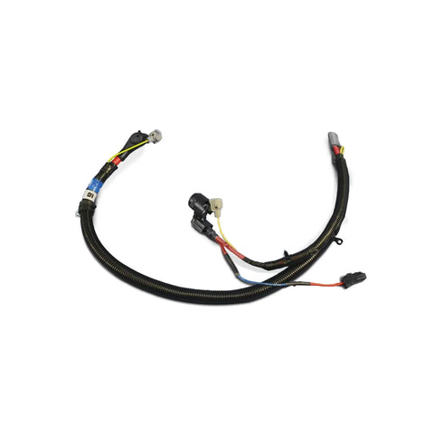 Mopar battery switch cable, black corrugated wiring harness with yellow and red leads