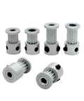 Rock Solid 2GT Timing Pulley Set With Giant Gear Ratio Of Three To One For Smooth Power Transfer And Super Tight Tension Using Wide Belt Compatibility Options And Mega Bore Sizes Up To Twelve Millimeters For Heavy Duty Builds That Last. Alloy timing pulleys, 3-12mm bores, 12T and 36T set.
