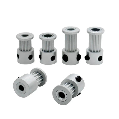 Rock Solid 2GT Timing Pulley Set With Giant Gear Ratio Of Three To One For Smooth Power Transfer And Super Tight Tension Using Wide Belt Compatibility Options And Mega Bore Sizes Up To Twelve Millimeters For Heavy Duty Builds That Last. Alloy timing pulleys, 3-12mm bores, 12T and 36T set.