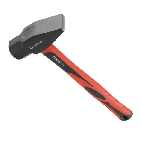 40 Oz Blacksmith Hammer For Metalworking And Welding with Orange Anti Slip Handle and Forged Steel Head for DIY Projects