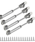 40N Gas Struts For Cabinets 6 Inch Lift Supports Soft Open Lid Stay 8.8lb Each 4 Pack With Screws Easy Install