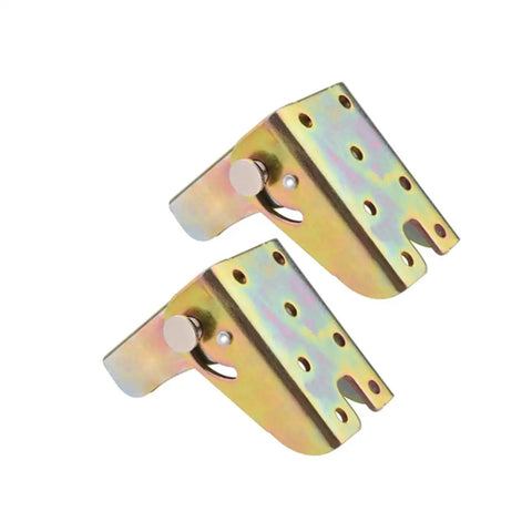 Hella Sturdy Folding Self Locking Hinge With Install Kit 4 Pack, zinc brackets for table support, dimensions 4.5x6.1x6.5 cm.