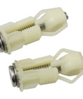 Heavy Duty Two Piece Toilet Seat Hinge Screw Set Delivering Zero Sweat Installation Featuring Slick Abs Washers And Rust Resistant Stainless Bolts for bathroom repair