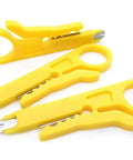 Three Pack Handy Network Wire Stripper Punch Down Cutter for RJ45 Cat5 Cat5e Cat6 Data Cables and Telephone Cables UTP Cable