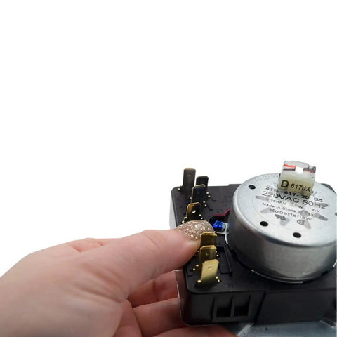 Clothes Dryer Timer Replacement 220V 60Hz 3W Model Specific Not Universal Black CW One Thirty Sixth RPM No Hassle Install