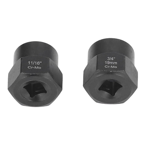 Snag Stuck Bolts Like A Boss With This Tough 13 Piece Nut Bolt Remover Set Built From Durable Chrome Molysteel For Pro Level Grip On Rusted Fasteners In Any Garage Shop Situation Today, 11/16 and 3/4 in Cr-Mo extractors