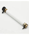 Top Tier Platen Roller For Thermal Label Printers Keeps Your Media Feed Hella Slick And Rock Solid Across ZT210 ZT220 And ZT230 Models with white cylindrical design and black grips.