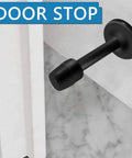 Stainless Steel Door Stopper Set With Anti Bump Tech For Home And Office No Slam Wall Saver Heavy Duty Door Buffer