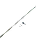 Adjustable Throttle Linkage Kit and Accelerator Rod for 1967 1969 Camaro, Compatible with 1968 1969 Nova and 1964 1969 Chevelle El Camino, Easily Cut and Bend for Non-Cable Throttle, Forged Galvanized Steel With White Zinc Plating Durability. 14.88-inch rod