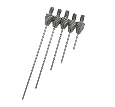 Needle Contact Point Sets For Dial Indicator And Depth Gauge, 4-48 UNF Thread Shank, 1mm Diameter Stem, 10mm To 50mm Lengths