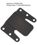Tough As Nails Sectional Sofa Connectors Eight Piece Heavy Duty Metal Bracket Kit With Screws Black attachment with two holes