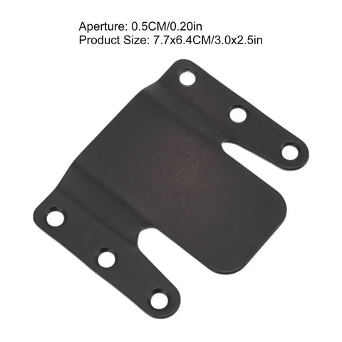 Tough As Nails Sectional Sofa Connectors Eight Piece Heavy Duty Metal Bracket Kit With Screws Black attachment with two holes