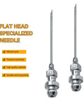 7 Piece Car Grease Gun Needle Accessory Kit With Steel Nozzles And Nipple Adapters for Narrow Spaces in Auto Maintenance