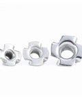 Three Four Claw T Nuts For Wood Furniture And Speaker Installations Carbon Steel Zinc Plated M10 Blind Prong Inserts Built To Last