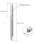 Badass 3 Piece M4 Metric Hand Tap Set For Dead Straight Threading And Smooth Metal Work Right Hand High Speed Steel taper tap 57mm