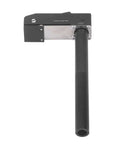 Fast Acting Fixed Clamp For Woodworking Adjustable Benchtop Hold Down Clamp 19mm Aluminum And Stainless Steel Construction One Hand Clamp Secure Grip And Quick Setup, close-up view