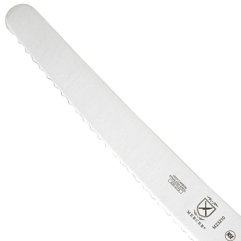10 Inch Bread Knife With Japanese High Carbon Steel Rock Solid Handle Cuts Crusty Loaves Like Butter Wide Serrated Saw Blade For Fresh Baguettes And Artisan Rolls Built Tough For Everyday Kitchen Duties