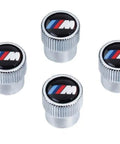 BMW M Logo Valve Stem Caps Set Of 4 Genuine OEM Flexible And Easy To Install Tire Caps Multi Color Finish Durable Car Accessory For BMW And M Models