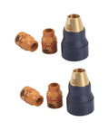 Swirl Ring And Retaining Cap Replacement Kit For Hypertherm PMX 30 Air Plasma Cutting Torch Consumables Includes 2 Swirl Rings And 1 Retaining Cap OEM Quality Pro Grade