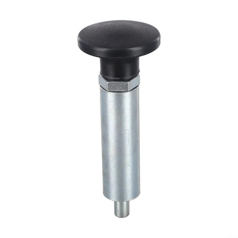 Spring Loaded Fitness Equipment Pull Pin Plunger Pin For Gym Machines Heavy Duty Steel Reset Accessory 10x73mm, silver and black design