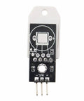 Plug and Play Digital Temperature and Humidity Sensor Module with Cable for Greenhouse Monitoring and Industrial Environment Control for DIY Electronics Projects using DHT22 AM2302, front view.