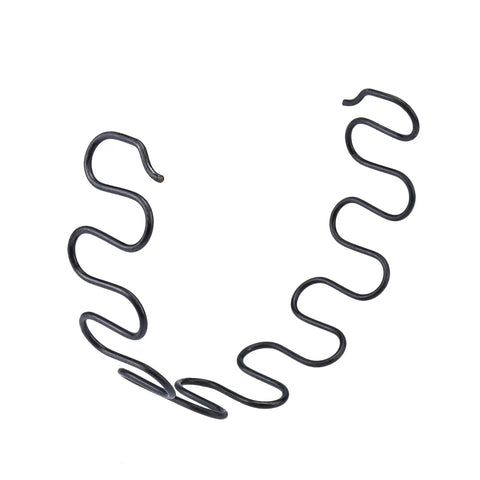 Nailing The Sag Out Of Your Favorite Sofa With This Rock Solid 16 Inch Couch Spring Repair Kit Featuring Z Wire Clips and a heavy duty black spring.