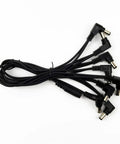 1 To 8 Way Daisy Chain Guitar Pedal Power Cable For 9V Supply Power Up Eight Effects At Once High Conductivity Copper Core