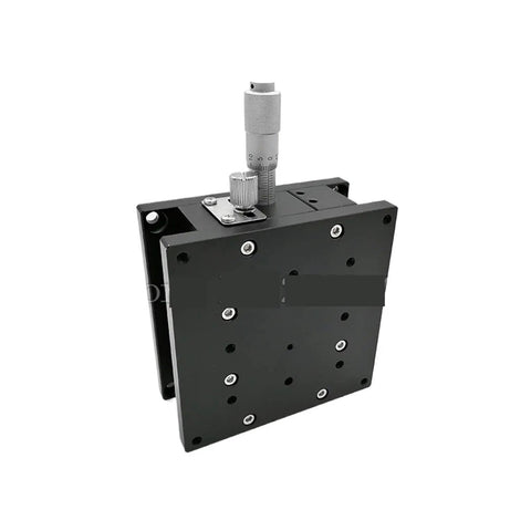 90 By 90 Mm Lifting Table With Manual Fine Adjustment And Platform Beam, Precision Linear Motion Guides For Stable Positioning