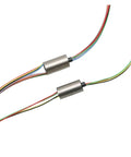 Slip Ring Rotary Joint 6mm Diameter 4CH 8CH Conductive Slip Ring 1A 1.5A 360 Degree Rotation Connector For Cameras Robotics Test Gear And Rotating Platforms Gold Contact Points For Stable Signals, 6mm metal body with wires