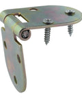 Two Pack Metal Flush Hinges 180 Degree Cabinet Hinges For Doors Semicircular Decorative Hardware Includes Screws 72 By 28 Mm Durable Furniture Accessories No Hassle Install For Cabinets And Cupboards, close-up view