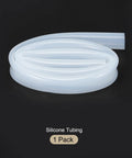 Coiled 0.9m 3.3ft Clear Silicone Tubing 19mm ID By 23mm OD Industrial Grade Plastic Hose For Pumps Siphoning Drainage Irrigation
