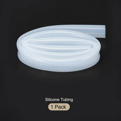 Coiled 0.9m 3.3ft Clear Silicone Tubing 19mm ID By 23mm OD Industrial Grade Plastic Hose For Pumps Siphoning Drainage Irrigation