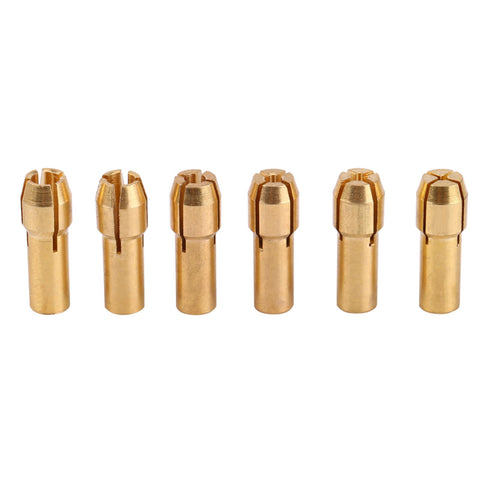M8 0.75 Rotary Tool Collet Sleeve Set With Seven Precision Collets 1mm To 3.2mm, Easy No Fuss Bit Swaps And Secure Hold For Drilling Grinding And Crafting