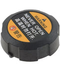 Oem Grade Cooling System Cap For 2016 2021 Hyundai Kia Elantra Tucson Kona Ioniq Veloster 25330D3000 black coolant cap with warning label