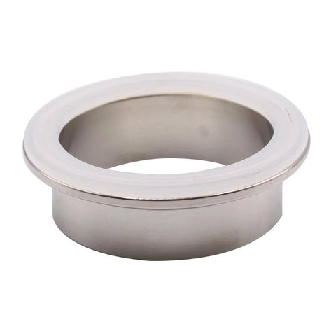 DERNORD stainless steel 304 sanitary long weld clamp ferrule for Tri Clamp, 3-inch tube OD (76.5 mm)