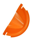 Orange funnel from Spill Free Primary Oil Fill Funnel Kit With Oil Filter Wrench, 4 Piece Orange Set For Harley Evolution 1340 1999 2000