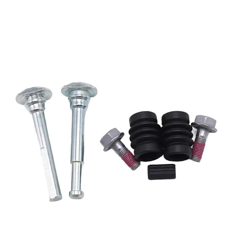 Heavy Duty Rear Brake Caliper Slider Pin Guide Bolt Kit Replaces Bcf1385J for pallet jacks, steel pins and rubber boots