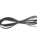 Black dryer drive belt from Complete Dryer Repair Kit With Drum Roller Idler Pulley Belt And Spring Replacement For Dryers That Won't Tumble