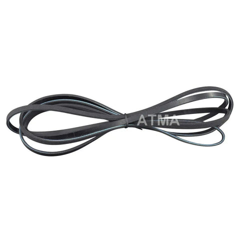 Black dryer drive belt from Complete Dryer Repair Kit With Drum Roller Idler Pulley Belt And Spring Replacement For Dryers That Won't Tumble