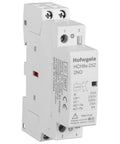 12V DC Contactor 25A 2 Pole With 2 NO Contacts DIN Rail Mount for Home Power Control, side view