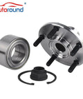 Pair BR930580K Front Wheel Bearing And Hub Assembly For Honda CR V 2002 2006 And Element 2003 2011 Fits 5 Lug 4 Point 5 Bolt Circle