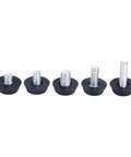 Sturdy Metal Adjustable Glide Leg Set For Tables And Desks With Screw On Levelers M6 And M8 Threaded Stems Built To Last