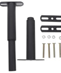 Adjustable Black Iron Furniture Support Legs Set for Beds, Cabinets, and Sofas, Heavy Duty Easy Removal, Screws Included, Height Up To 150mm