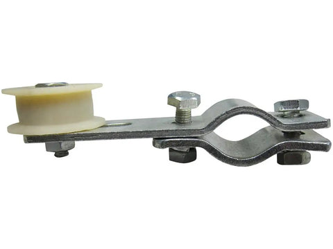 Upgraded Chain Idler Pulley With Precision Bearing Wheel To Make Your Bicycle Engine Kit Run Silently Skip The Stock Setup Hassle And Enjoy Rock Solid Alignment For Flawless Gear Tracking Every Single Time You Roll Out: metal housing with precision bearing and plastic wheel.