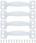 Pack Of 4 Bow Shaped Gate Handles For Cabinets Wardrobes Drawers And Doors With Metal Pulls For Furniture Fences And Garages No Fuss