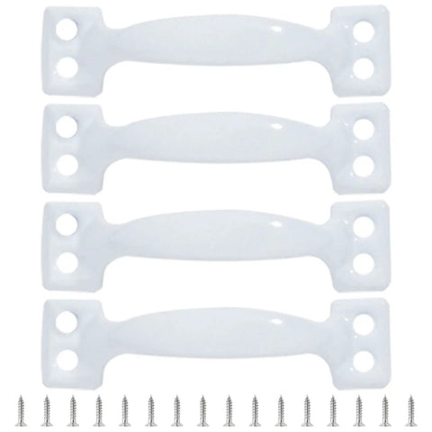Pack Of 4 Bow Shaped Gate Handles For Cabinets Wardrobes Drawers And Doors With Metal Pulls For Furniture Fences And Garages No Fuss