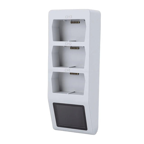 Mini5 Pro Drone Battery Charging Hub With 65W USB C Fast Charge And Display Screen Three Battery Dock For Real Time Capacity Monitoring